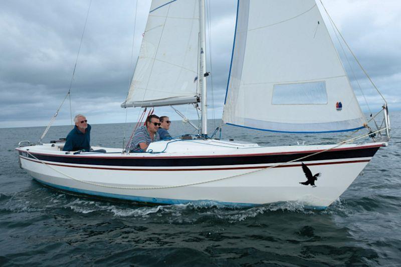 Bobble (owned by Steve Berry) wins the New Quay YC Keelboat Regatta photo copyright NQYC taken at New Quay Yacht Club and featuring the Hawk 20 class