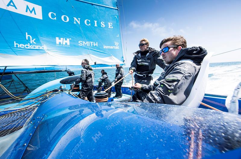 Ned Collier Wakefield aboard Team Concise - photo © Mark Lloyd