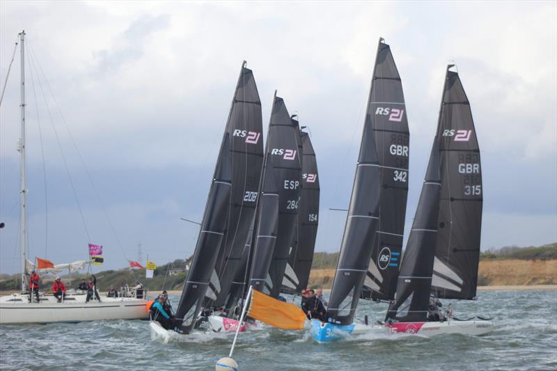 RS21s at the Warsash Spring Series 2025 - photo © Nigel Rennie