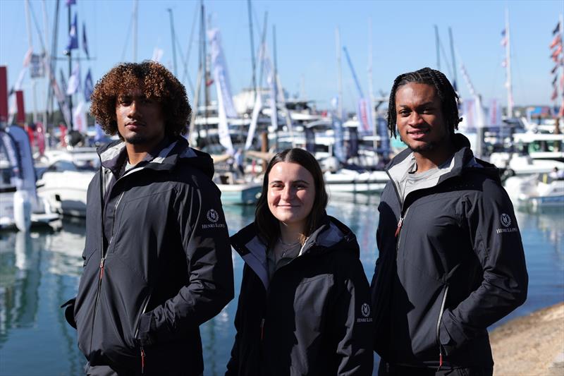 Scaramouche Sailing Trust team members (l-r) Felipe Garcia, Loreto Rodriguez, Jessye Opoku-Ware - photo © Mark Jardine