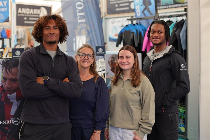 Scaramouche Sailing Trust team members Felipe Garcia, Loreto Rodriguez, Jessye Opoku-Ware with Lucy Markby (second from left) - photo © Mark Jardine