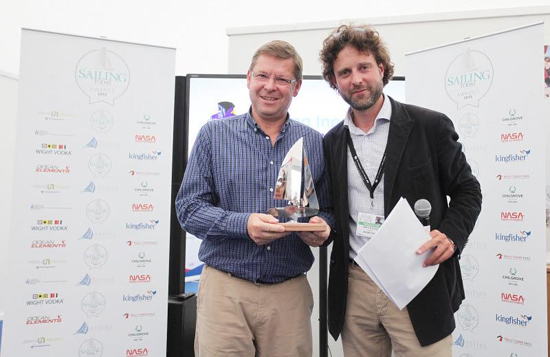 Paul Strzelecki, CEO of Henri Lloyd, and Sam Fortescue, Editor of Sailing Today photo copyright Henri Lloyd taken at  and featuring the  class