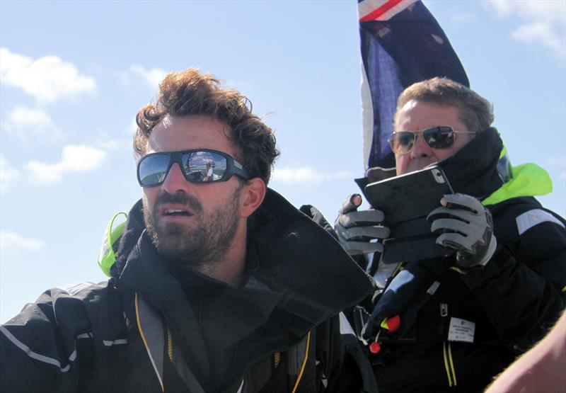Phil Sharp and Paul Strzelecki aboard IMERYS - photo © Mark Jardine / YachtsandYachting.com