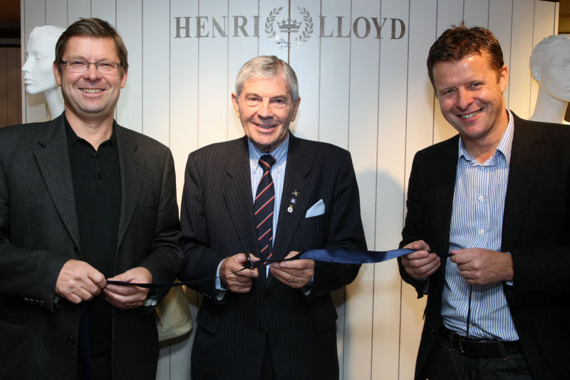 Mr Henri with his son's Paul & Martin Strzelecki photo copyright Henri Lloyd taken at  and featuring the  class