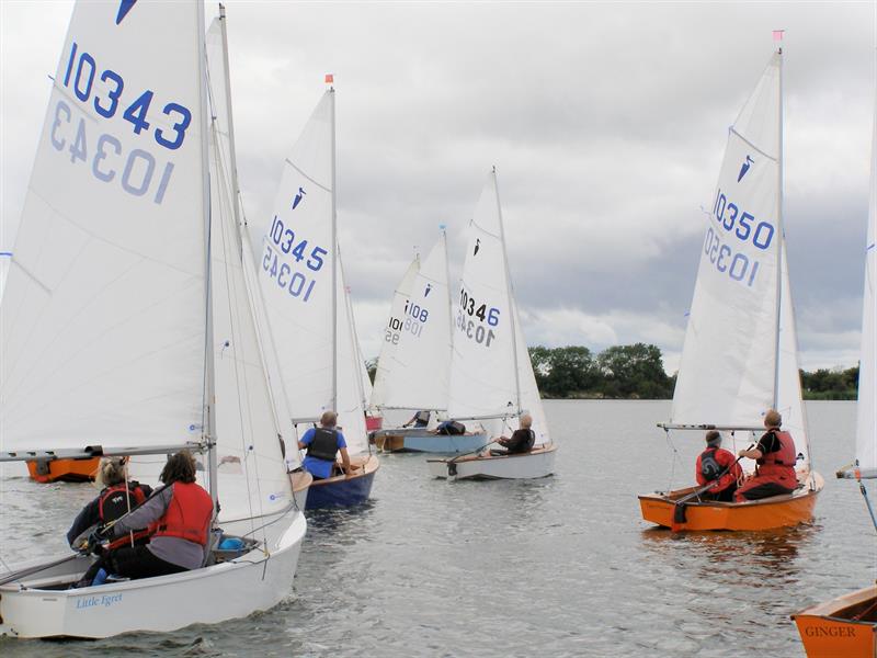 Heron Nationals at Welton photo copyright Steve Chilton taken at Welton Sailing Club and featuring the Heron class