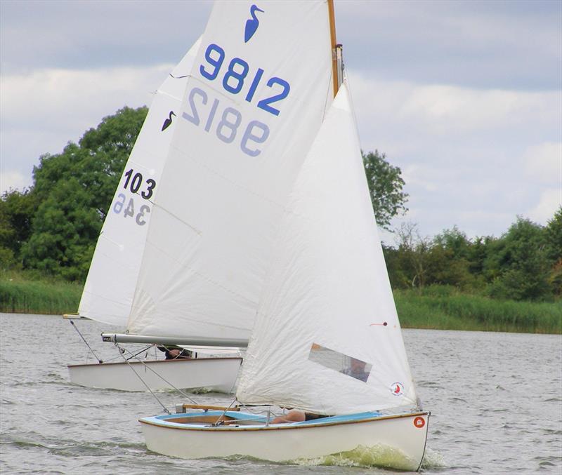 Heron Nationals at Welton photo copyright Steve Chilton taken at Welton Sailing Club and featuring the Heron class