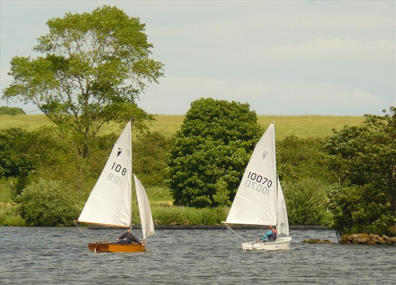 Herons and Mirrors at Yeadon photo copyright Philip Lund taken at Yeadon Sailing Club and featuring the Heron class