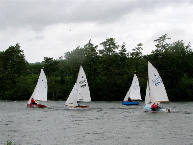 Heron nationals at Chipstead photo copyright Derek Dodd taken at Chipstead Sailing Club and featuring the Heron class