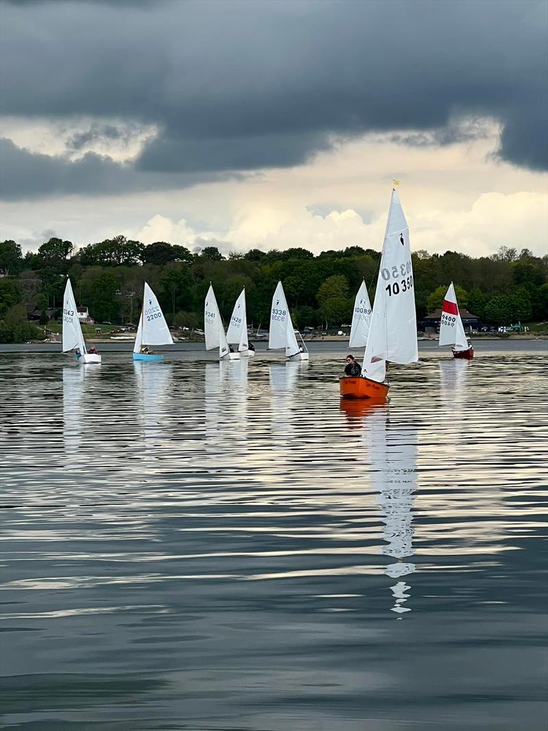 Flat as a mirror during the Bewl Sailing Association Heron Open photo copyright Hannah Evans taken at Bewl Sailing Association and featuring the Heron class