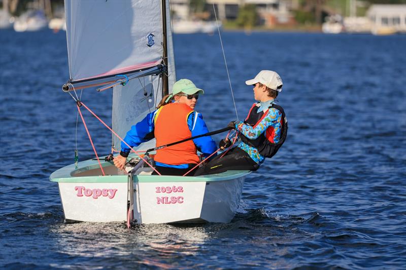 Archer Sacre performed well with a 1st and 2nd on Zhik Combined High Schools (CHS) Sailing Championships Day 2 photo copyright Red Hot Shotz Sports Photography / Chris Munro taken at Belmont 16ft Sailing Club and featuring the Heron class