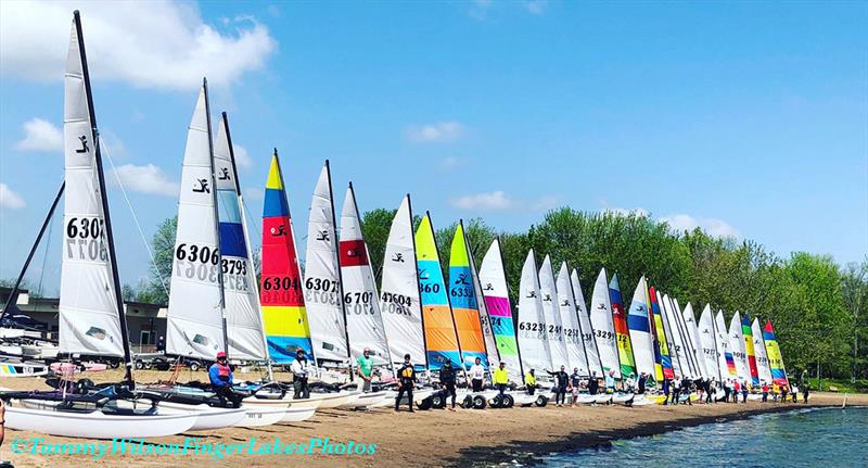2018 Hobie Cat 14 North American Championship photo copyright Tammy Wilson Finger Lakes Photos taken at  and featuring the Hobie 14 class
