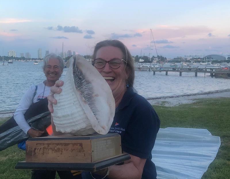 Annual Conch Cup Charity Race awards photo copyright Drew Mouacdie  taken at Miami Yacht Club and featuring the Hobie 14 class