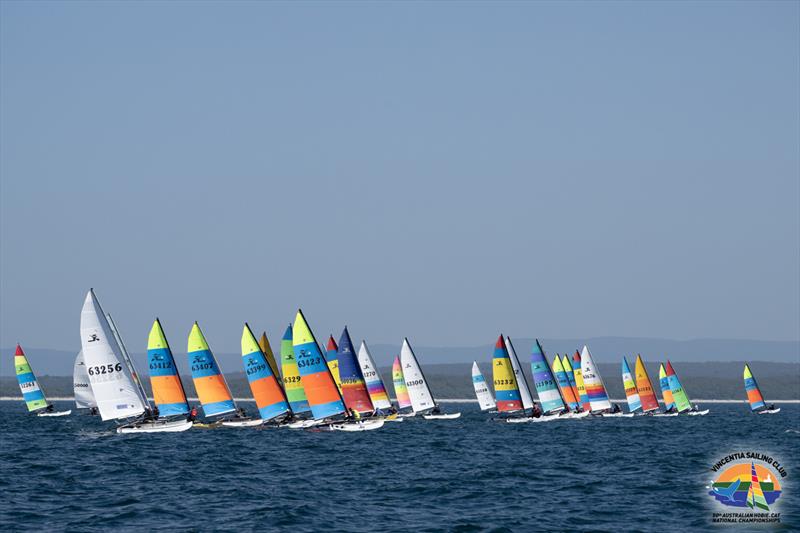 50th Australian Hobie Cat Nationals at Jervis Bay, NSW photo copyright Brad Sissins / Hobie Asia Pacific taken at Vincentia Sailing Club and featuring the Hobie 14 class