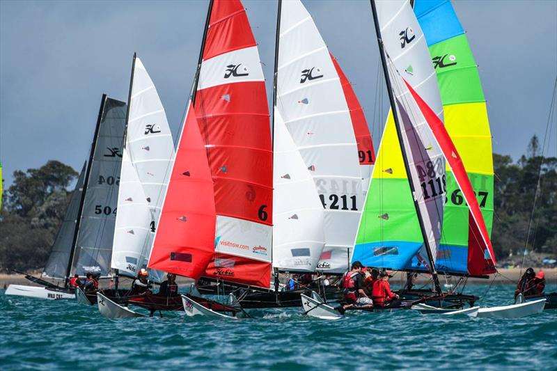 Palm Beach Sailing Club 'Beware the Bullets Regatta' photo copyright Phil Malcolm taken at Palm Beach Sailing Club, Sydney and featuring the Hobie 16 class