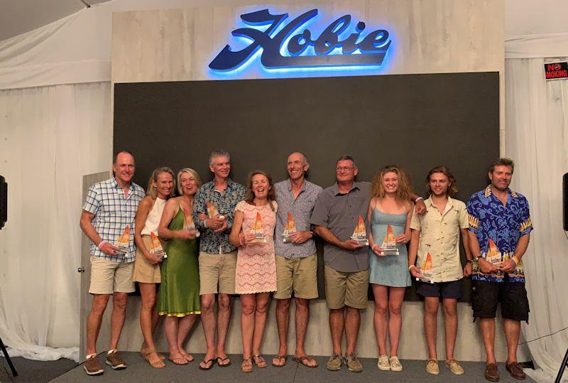 Podium places at the Hobie 16 Masters World Championships photo copyright Hobie Worlds taken at Captiva Island Yacht Club and featuring the Hobie 16 class