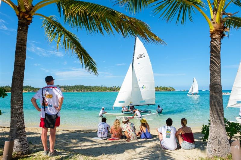 Hobie Cat beach scene - Fiji Regatta Week - photo © Musket Cove Yacht Club