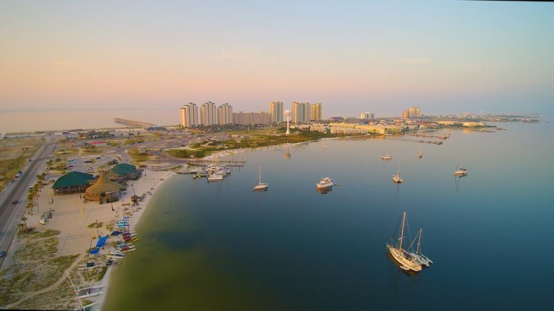 Navarre Beach, Florida photo copyright Marc Schrenker taken at New York Yacht Club and featuring the Hobie 16 class