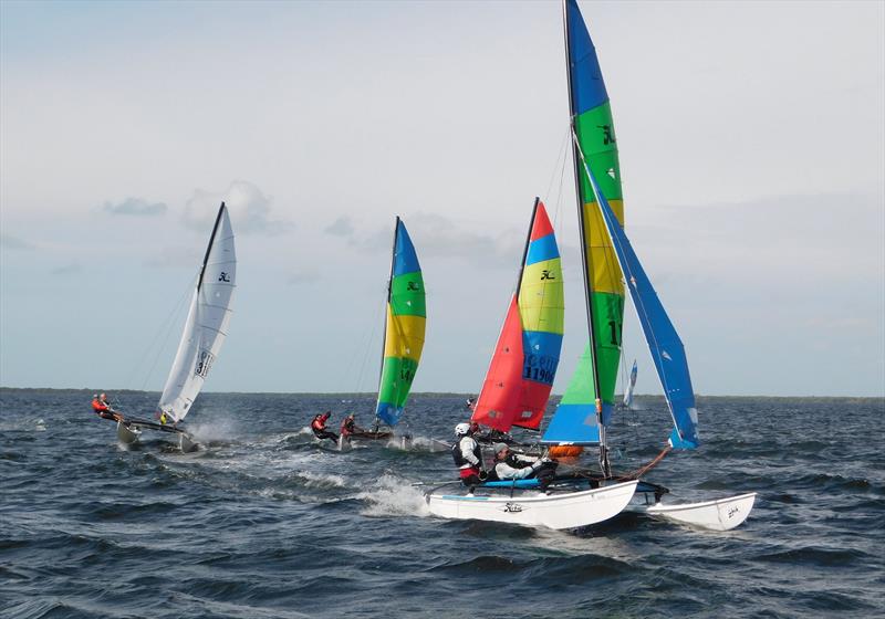 Racecourse action at the Charlotte Harbor Regatta in the Hobie 16 class photo copyright Brian Gleason/Charlotte Harbor Regatta taken at Charlotte Harbor Yacht Club and featuring the Hobie 16 class