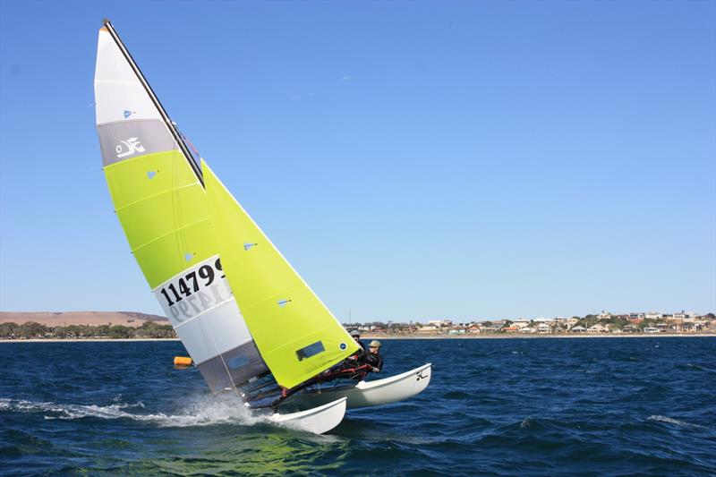 2022 Warren Taylor Homes WA Hobie State Championships photo copyright Natalie Whitfield taken at Geraldton Yacht Club and featuring the Hobie 16 class