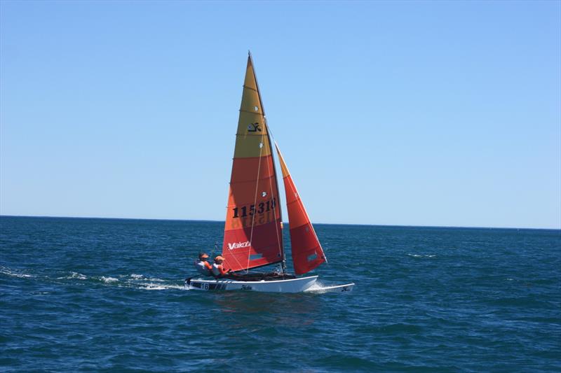 2022 Warren Taylor Homes WA Hobie State Championships photo copyright Natalie Whitfield taken at Geraldton Yacht Club and featuring the Hobie 16 class