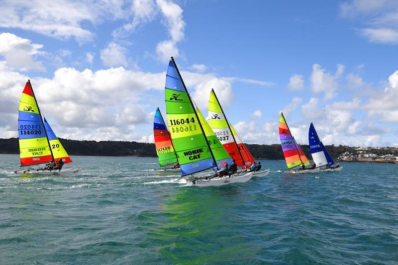 Savills Channel Islands Hobie Cat Championships photo copyright Gordon Burgis taken at Royal Channel Islands Yacht Club and featuring the Hobie 16 class