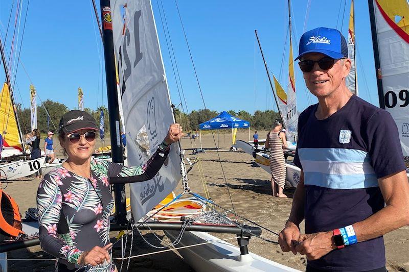 Hobie 16 World Championships in Spain - Day 1 (Masters) - photo © IHCA