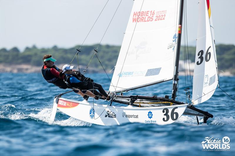 2022 Hobie 16 World Championships Open Qualifying Series Day 1 photo copyright Hobie Cat Worlds Media team taken at  and featuring the Hobie 16 class