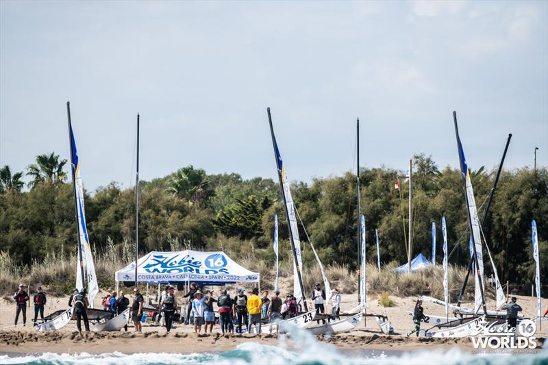 2022 Hobie 16 World Championships Open Qualifying Series Day 1 photo copyright Hobie Cat Worlds Media team taken at  and featuring the Hobie 16 class