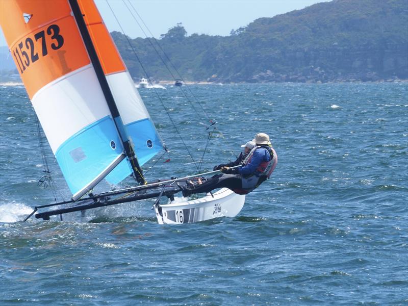 Palm Beach Sailing Club's annual 'Beware The Bullets' Regatta - Lachy & Sharyn, on the cook - photo © Dick Clarke