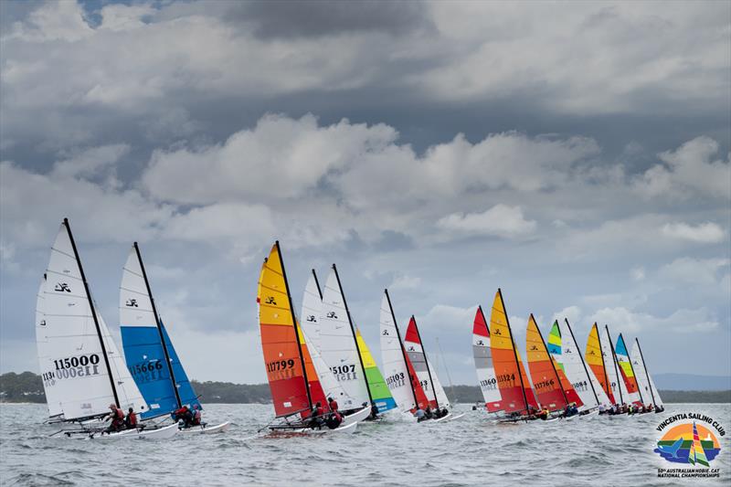 50th Australian Hobie Cat Nationals at Jervis Bay, NSW photo copyright Brad Sissins / Hobie Asia Pacific taken at Vincentia Sailing Club and featuring the Hobie 16 class