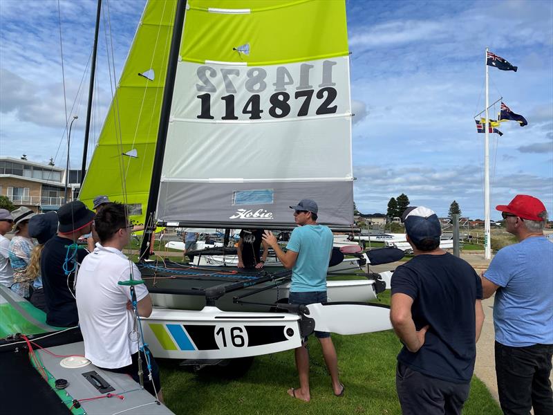 Training session included in the championship event - Hobie 16 WA State Championship - photo © Hobie Class Association of WA