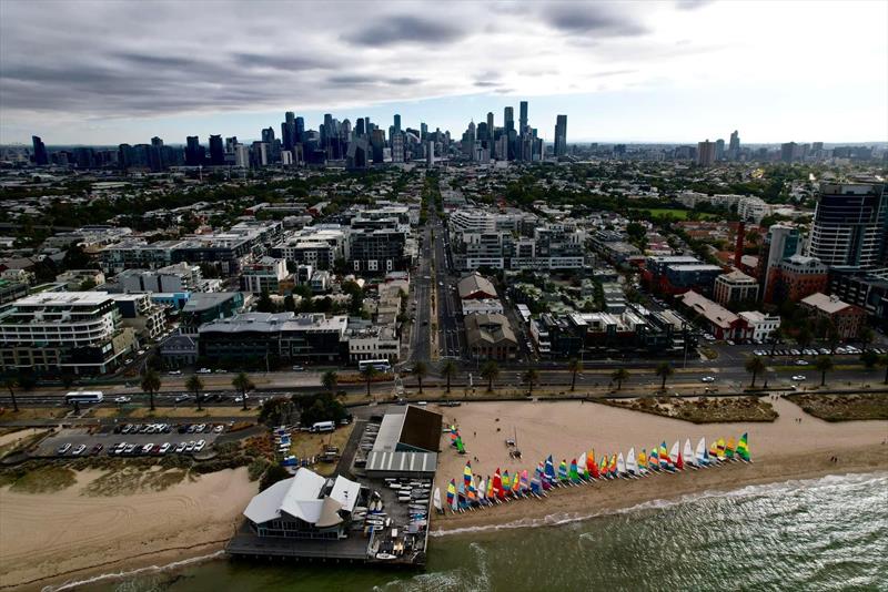 Victorian Hobie State Championships 2023 photo copyright Mads Gillard taken at Port Melbourne Yacht Club and featuring the Hobie 16 class