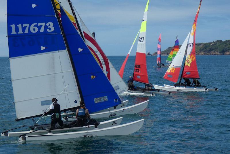 32nd Savills Channel Islands Hobie Cat Championships photo copyright Elaine Burgis taken at Royal Channel Islands Yacht Club and featuring the Hobie 16 class