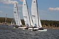 Hobie 20 racecourse action on the waters of Lake Hefner © Josh and Whitney Benge collection