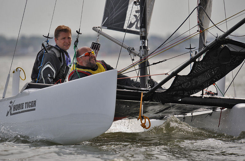 The Fowley Island Race takes place on 10th May photo copyright Tania Samus / www.photoblink.co.uk taken at Whitstable Yacht Club and featuring the Hobie 18 class