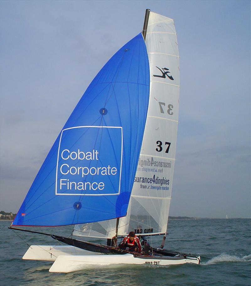 The first Wildcat in the UK has been bought by Luke Yeates photo copyright Hobie Cat Centre taken at  and featuring the  class