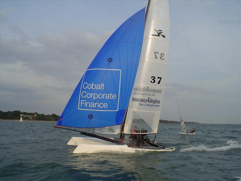 The first Wildcat in the UK has been bought by Luke Yeates photo copyright Hobie Cat Centre taken at  and featuring the  class