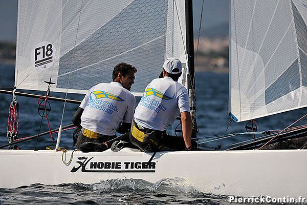 Di Bernardi & Pellegrino win the Duc D'Albe Regatta in their Hobie Tiger photo copyright Pierrick Contin / www.PierrickContin.fr taken at  and featuring the  class