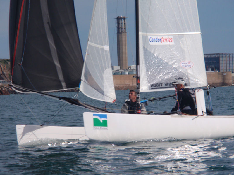 Brewin Dolphin Channel Islands Hobie Cat Championships photo copyright Bill Harris taken at Royal Channel Islands Yacht Club and featuring the Hobie Tiger class