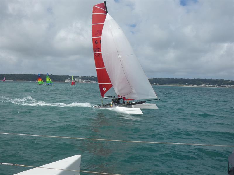 Hobie Wild Cat during the Savills Channel Islands Hobie Cat Championships - photo © Elaine Burgis