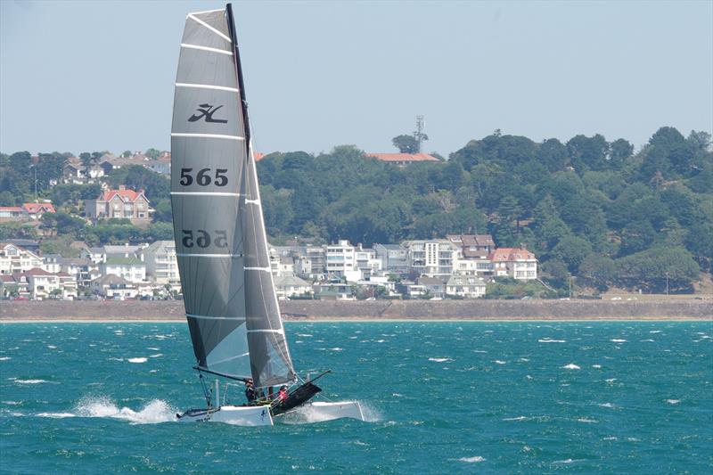 Day 1 - Investec Channel Islands Hobie Cat Championships in Jersey - photo © Carin Washington