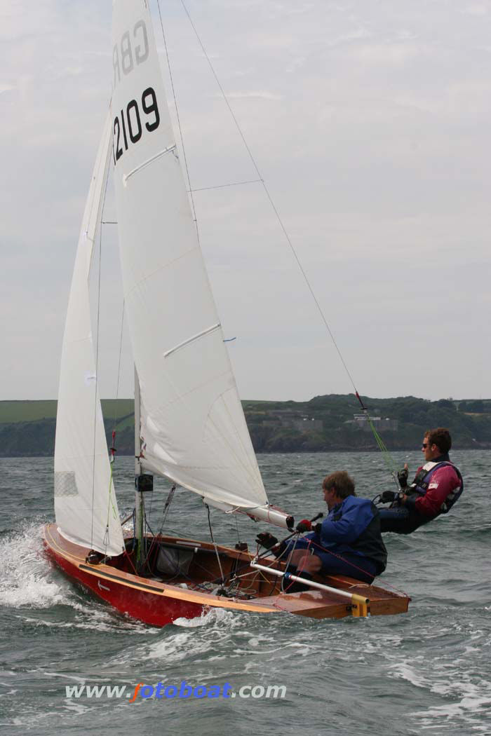 Action from the Hornet nationals at Dale photo copyright Elaine Marsh / www.fotoboat.com taken at Dale Yacht Club and featuring the Hornet class