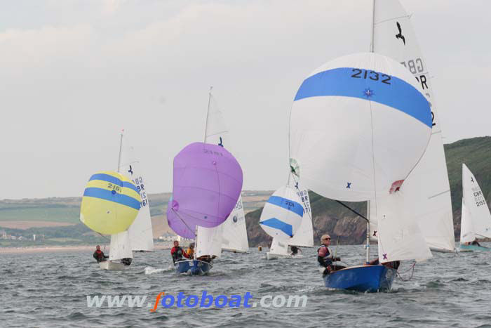 Action from the Hornet nationals at Dale photo copyright Elaine Marsh / www.fotoboat.com taken at Dale Yacht Club and featuring the Hornet class