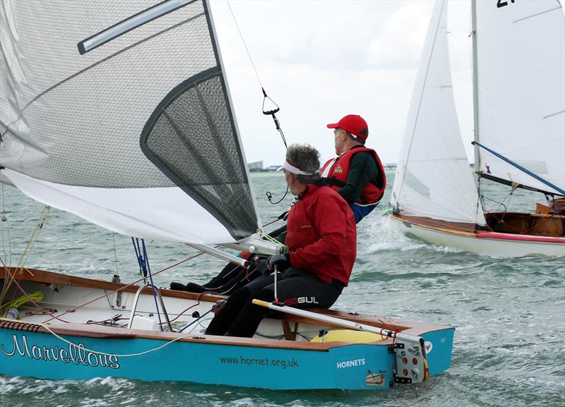 Hornet Europeans at Thorpe Bay photo copyright Nick Champion / www.championmarinephotography.co.uk taken at Thorpe Bay Yacht Club and featuring the Hornet class