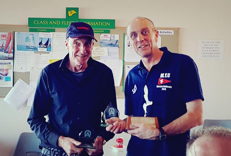 Alistair McLaughlin & Mark Taylor win the Hornet Final Fling at Rutland photo copyright Jo Powell taken at Rutland Sailing Club and featuring the Hornet class