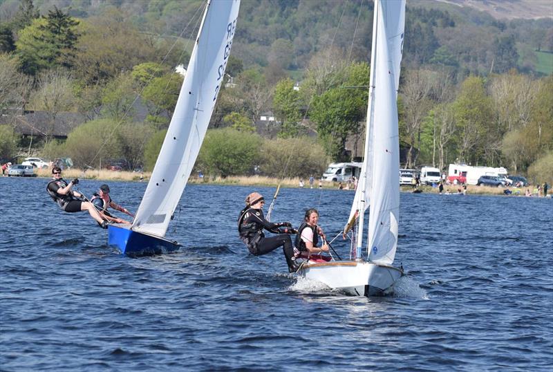 Bala Easter Regatta 2019 photo copyright John Hunter taken at Bala Sailing Club and featuring the Hornet class