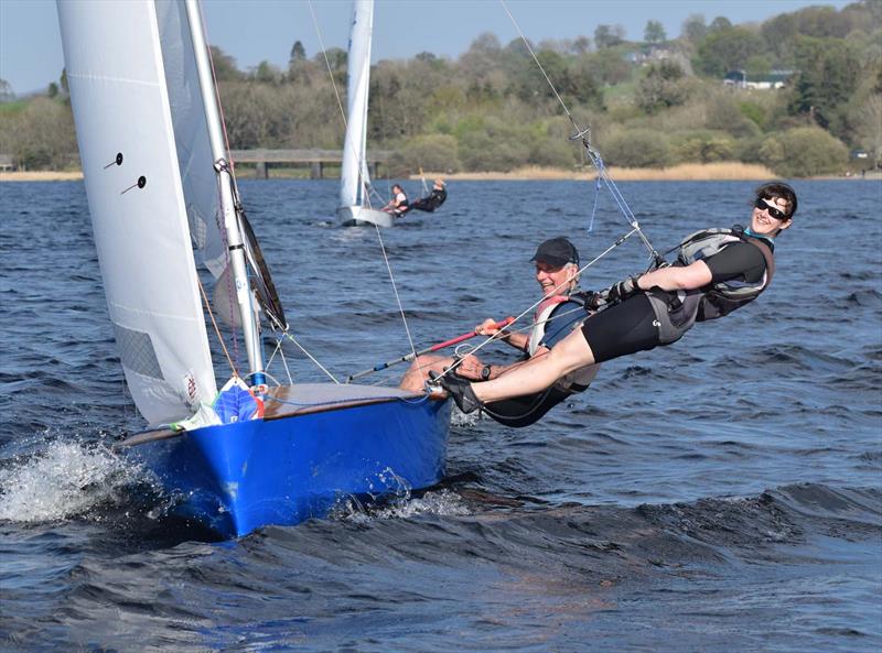 Bala Easter Regatta 2019 photo copyright John Hunter taken at Bala Sailing Club and featuring the Hornet class