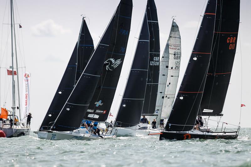 IRC Two start in the Champagne Charlie Regatta at the Royal Southern YC photo copyright Paul Wyeth / www.pwpictures.com taken at Royal Southern Yacht Club and featuring the HP30 class