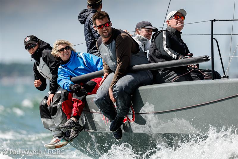 Chris Townsend and Richard Powell's Farr 280 Gweilo on RORC Vice Admiral's Cup Day 1 photo copyright Paul Wyeth / www.pwpictures.com taken at Royal Ocean Racing Club and featuring the HP30 class