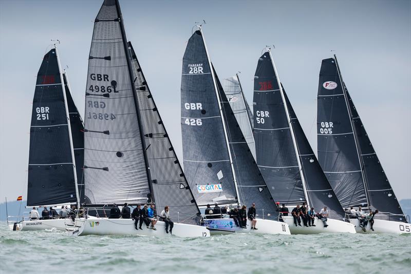 HP30 class during the Round the Island Race photo copyright Paul Wyeth / www.pwpictures.com taken at Island Sailing Club, Cowes and featuring the HP30 class